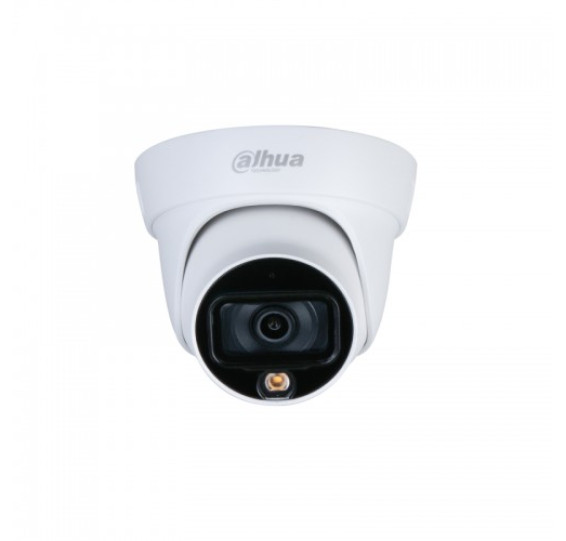 5MP Camera DAHUA DH-HAC-HDW1509TLP-A-LED(2.8mm) купольн,уличн 5MP,LED 20M,BuiId-inMic,MET+PL,FULLC