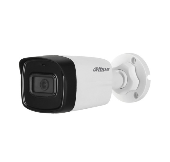 5MP HDCVI Camera DAHUA DH-HAC-HFW1500TLP (2.8mm) цилиндр,уличная,5MP,IR 80M,METAL,MIC